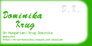 dominika krug business card